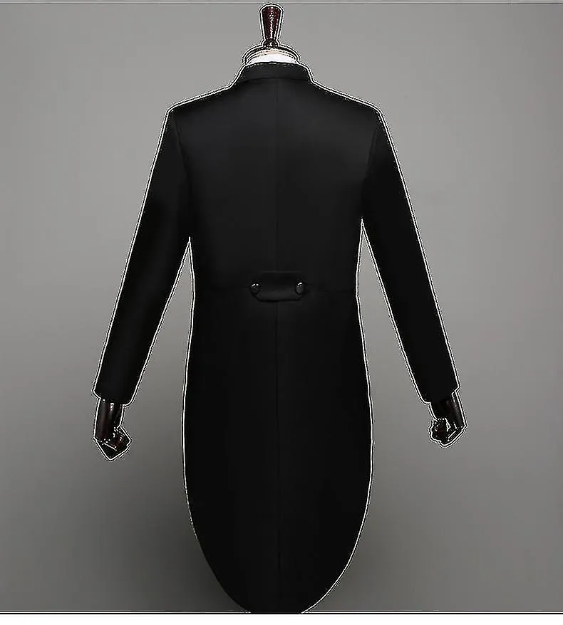 Abrigo de cola para hombre Esmoquin Traje Conjunto, Traje de esmoquin para hombre Con pajarita