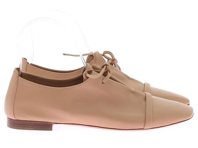 Autre Marque MALONE SOULIERS  Zapatos Planos T.EU 37.5 Cuero Beige 