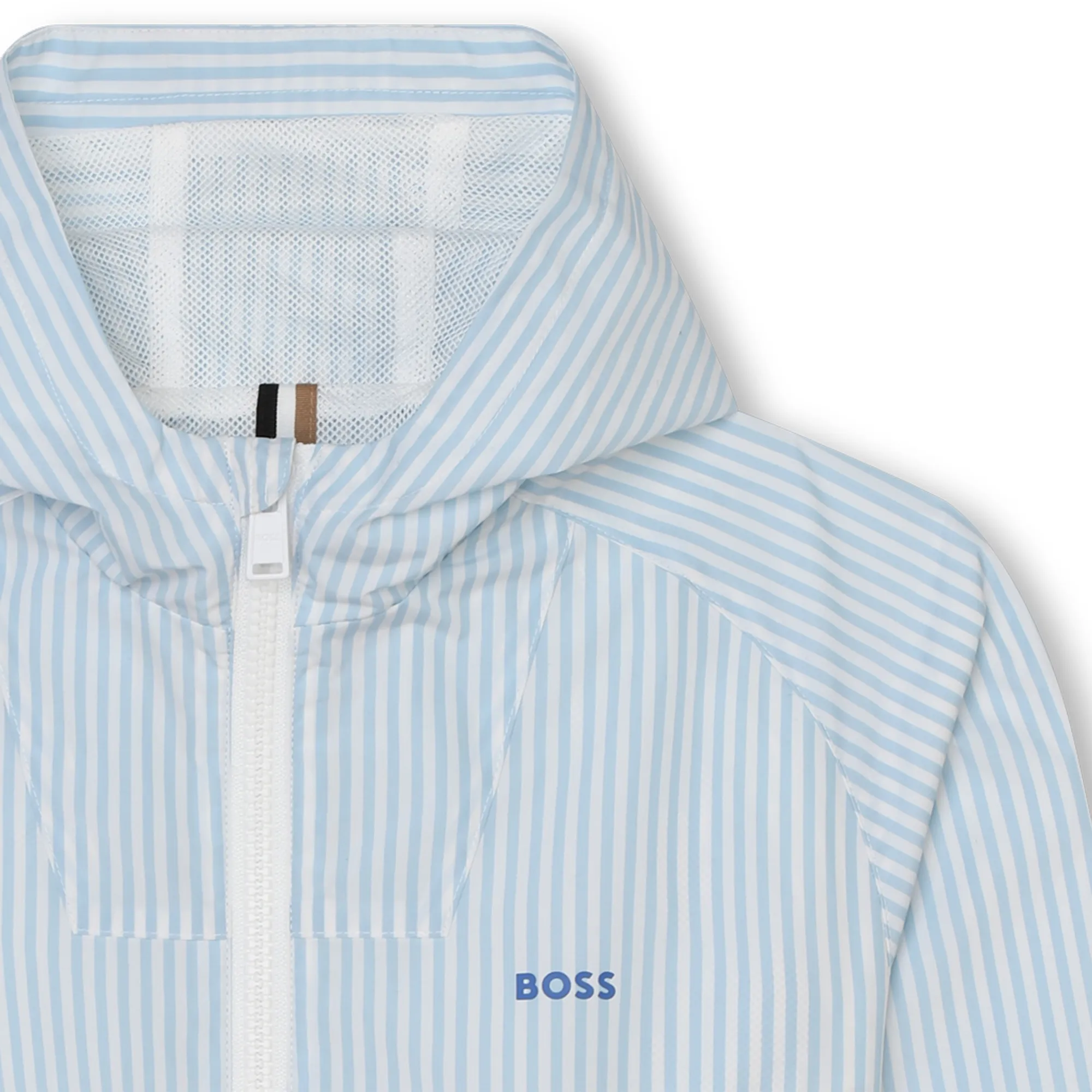 BOSS Chaqueta a rayas con capucha