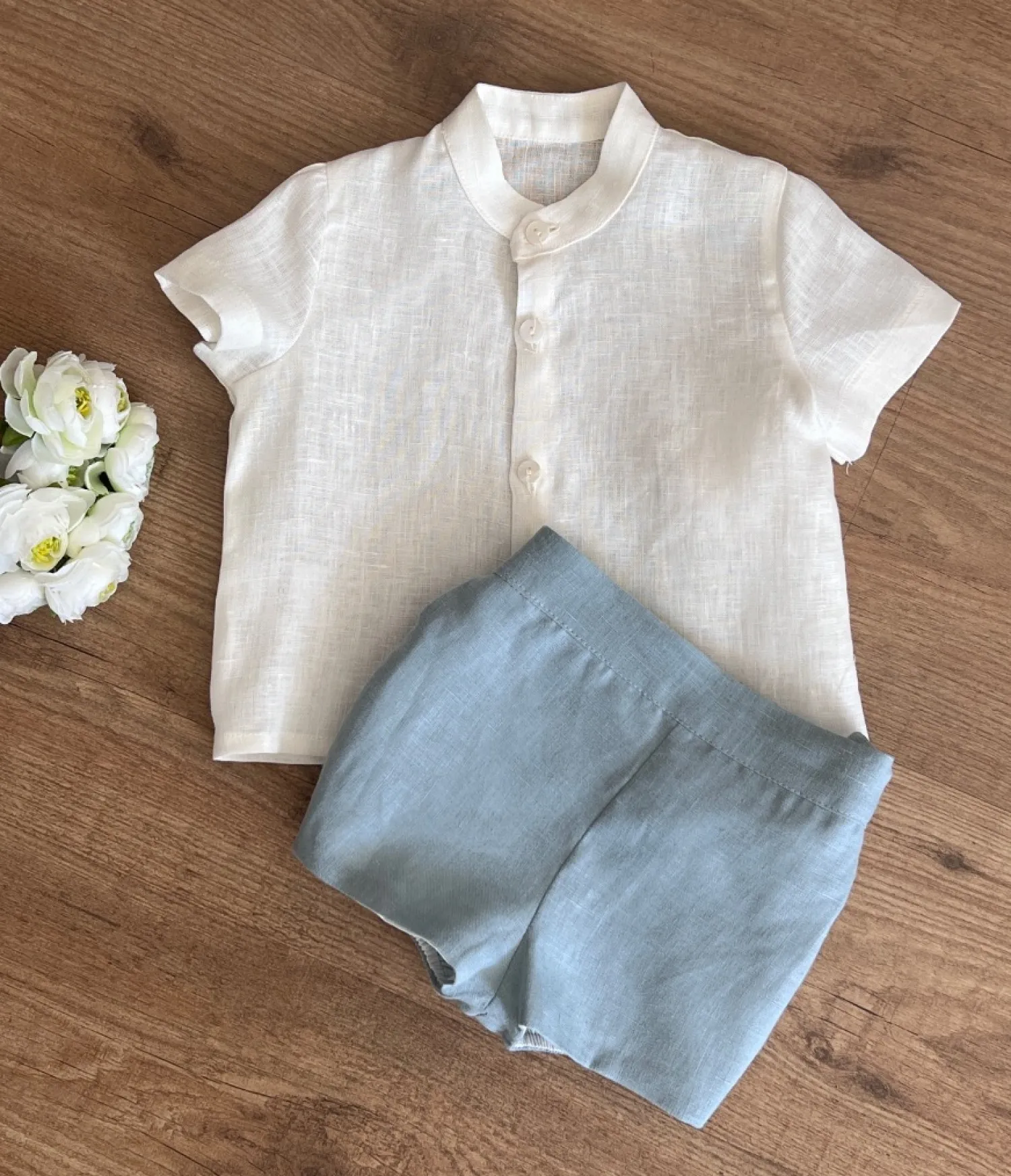 Conjunto camisa y bombacho colección Océano
