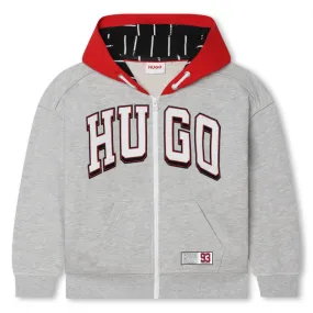 HUGO Chaqueta cremallera y capucha
