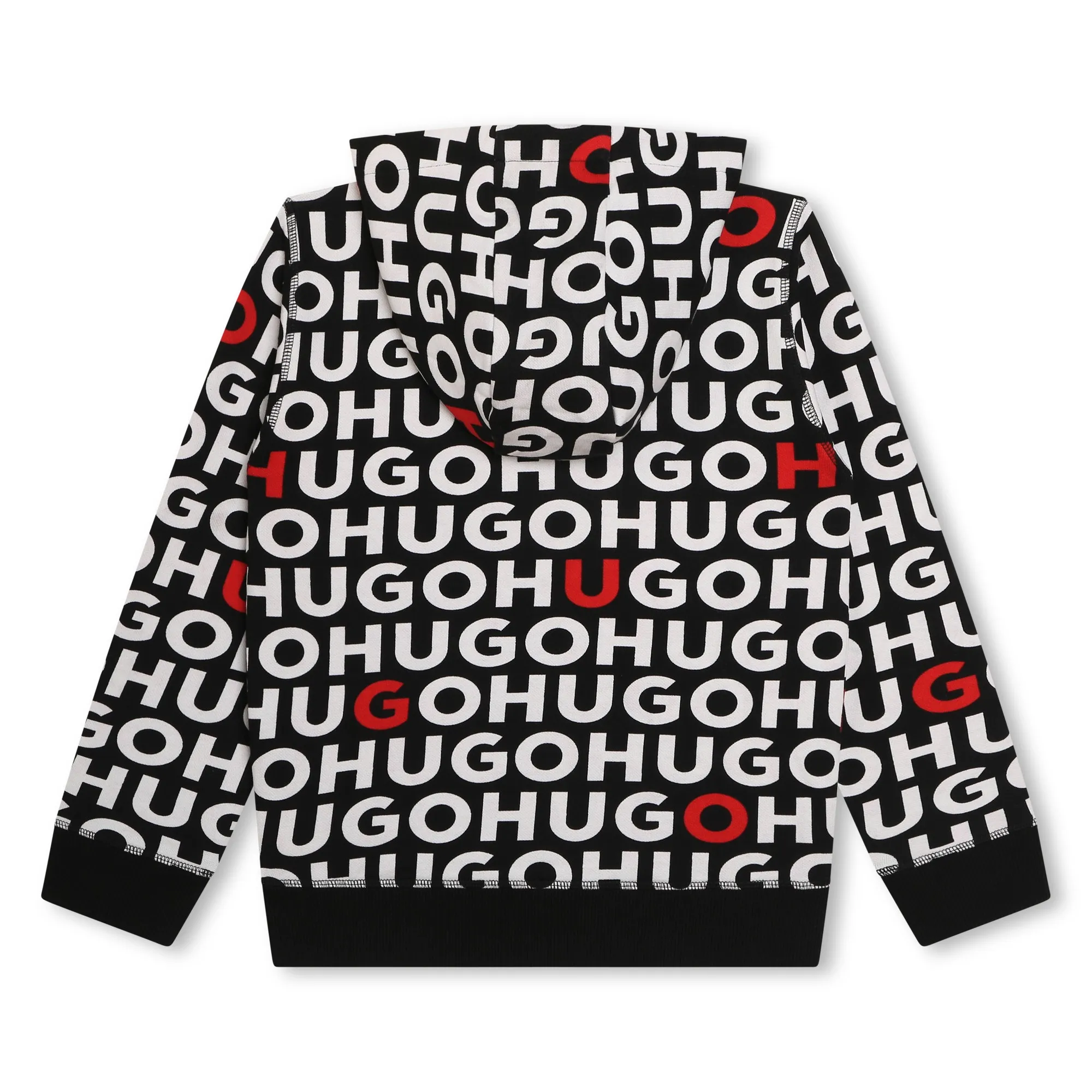 HUGO Chaqueta de muletón y capucha
