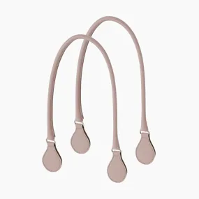 Mango largo tubular rosa smoke tejido sintético