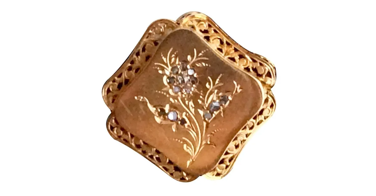 No Brand Broche Dorado 