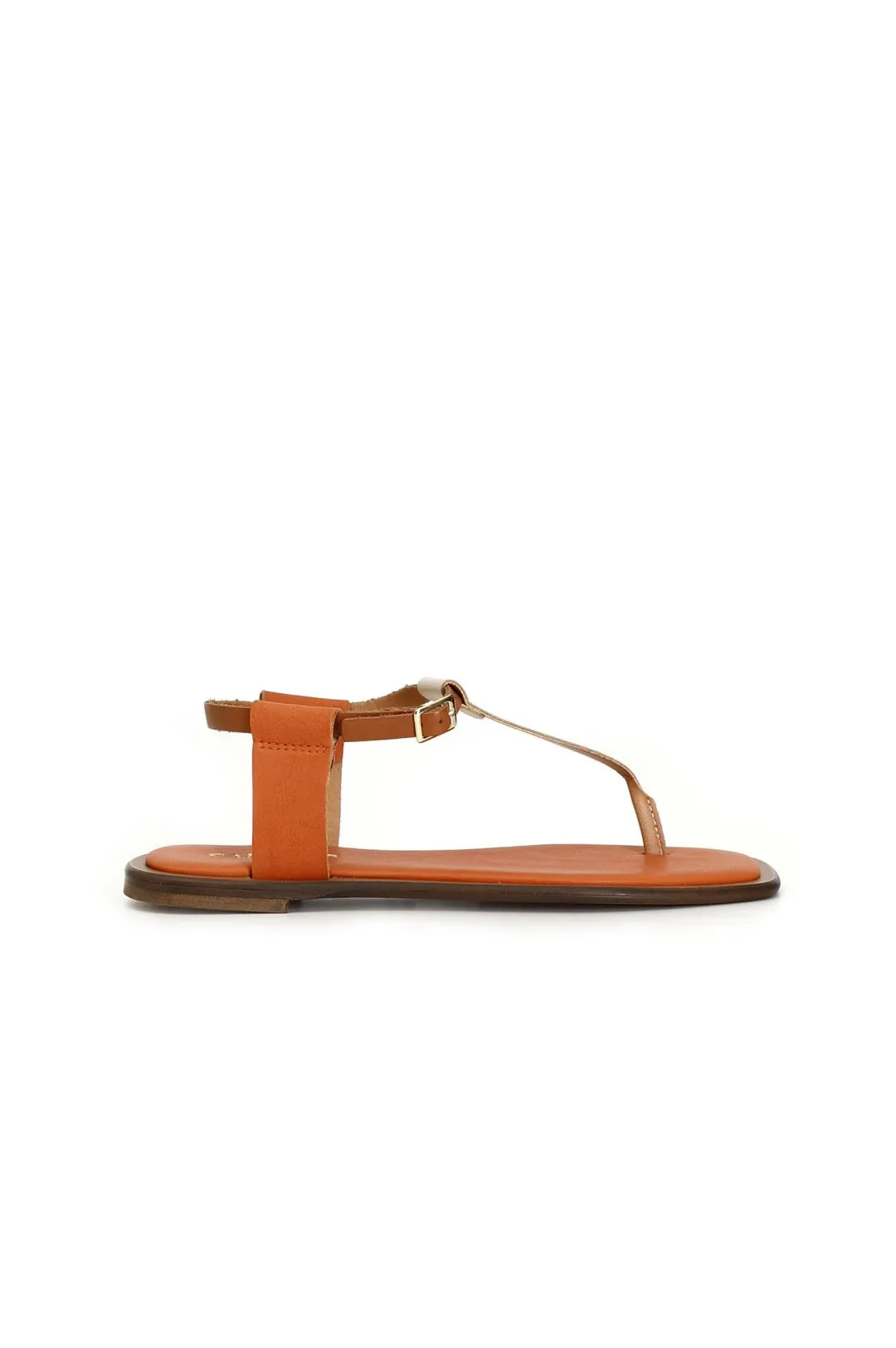 sandalias chanclas de dos colores taupe combi