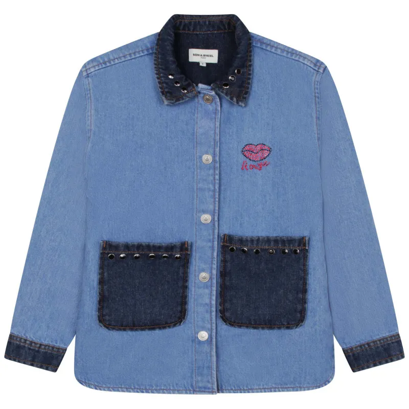 SONIA RYKIEL Chaqueta en tejido vaquero