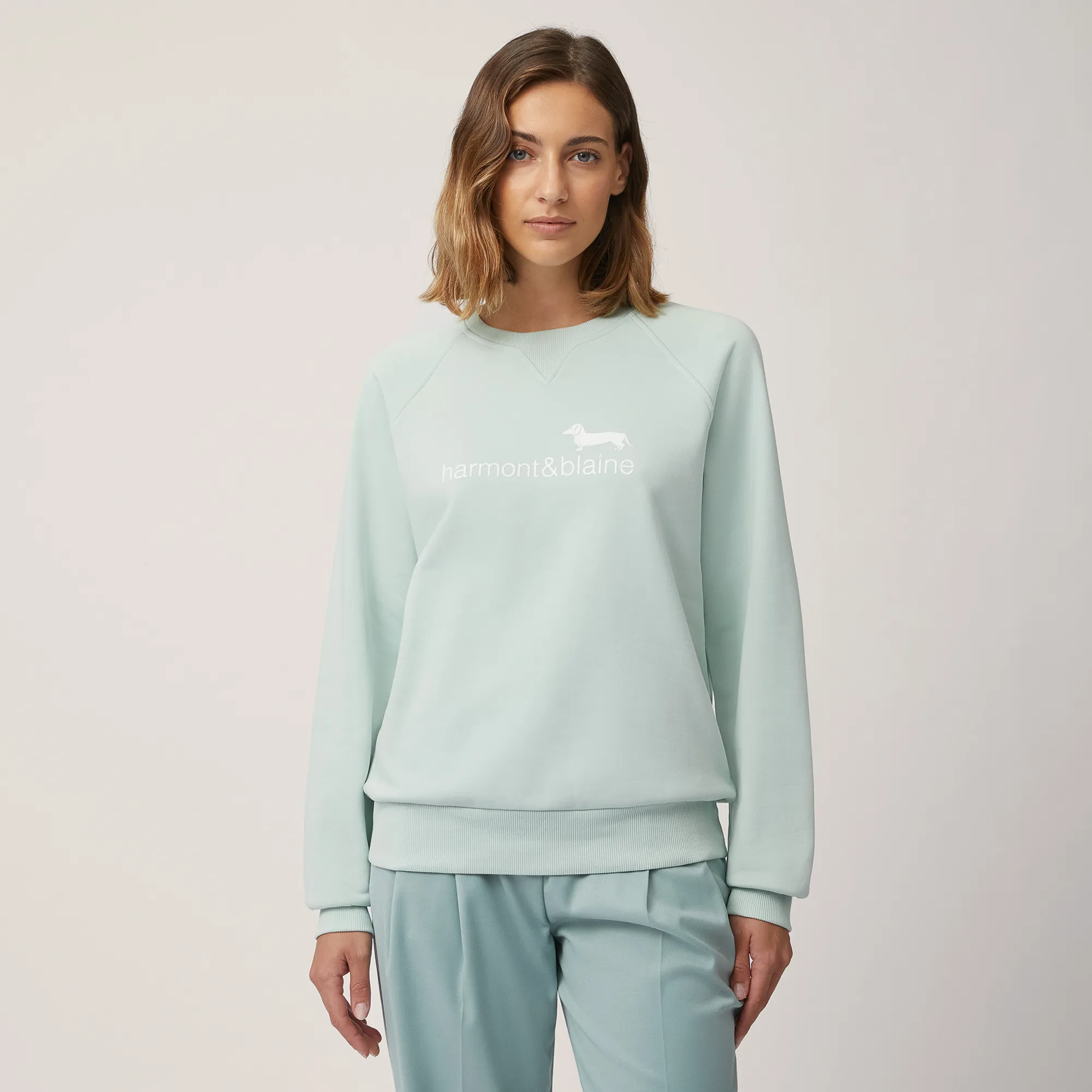 Sudadera de algodón con logotipo