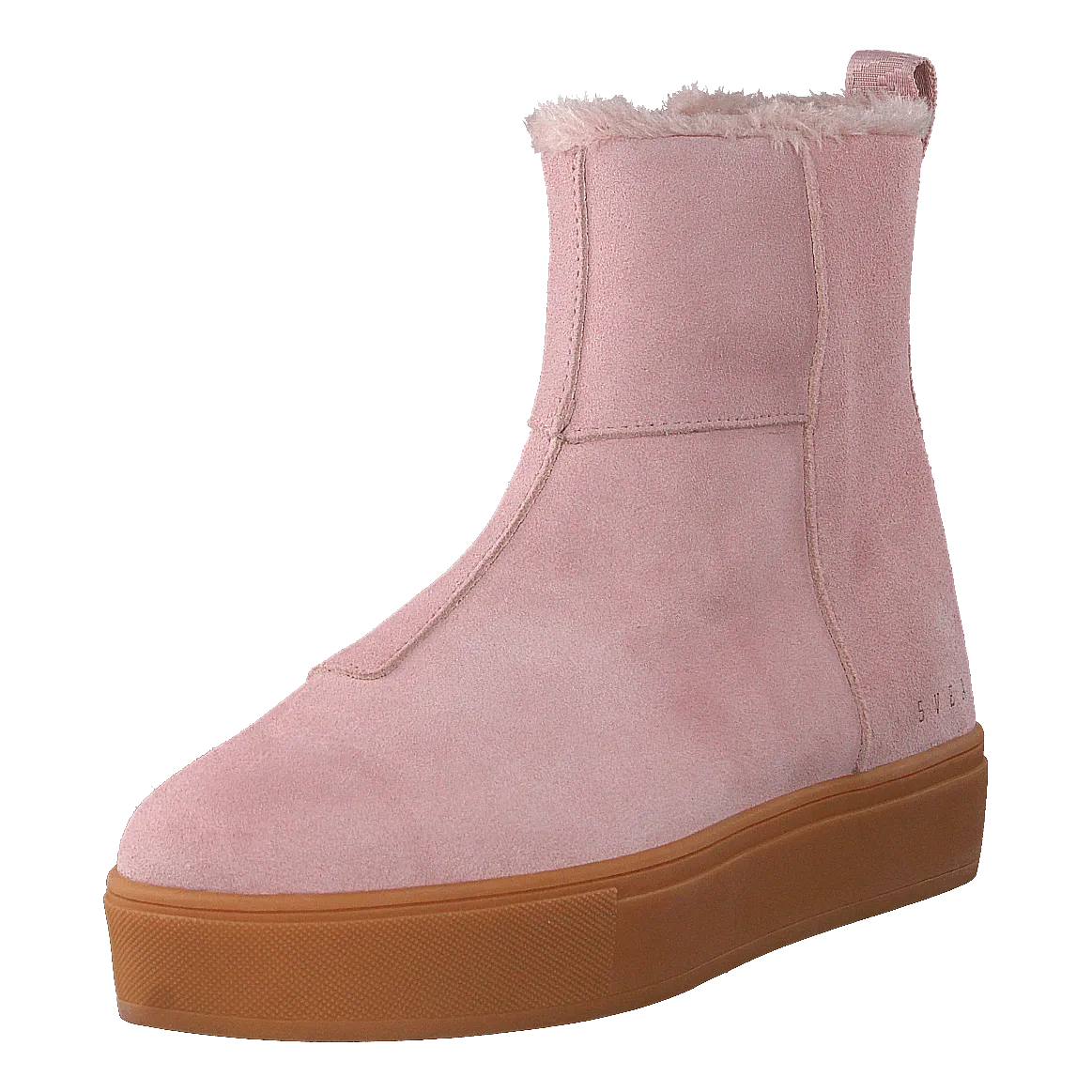 Svea Suede Pile Boot Soft Pink