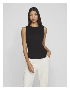 TOP DE PUNTO NEGRO VILA CLOTHES ISLA