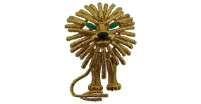 VAN CLEEF & ARPELS  18K Oro Broche Crisoprasa Colgante Multicolor 