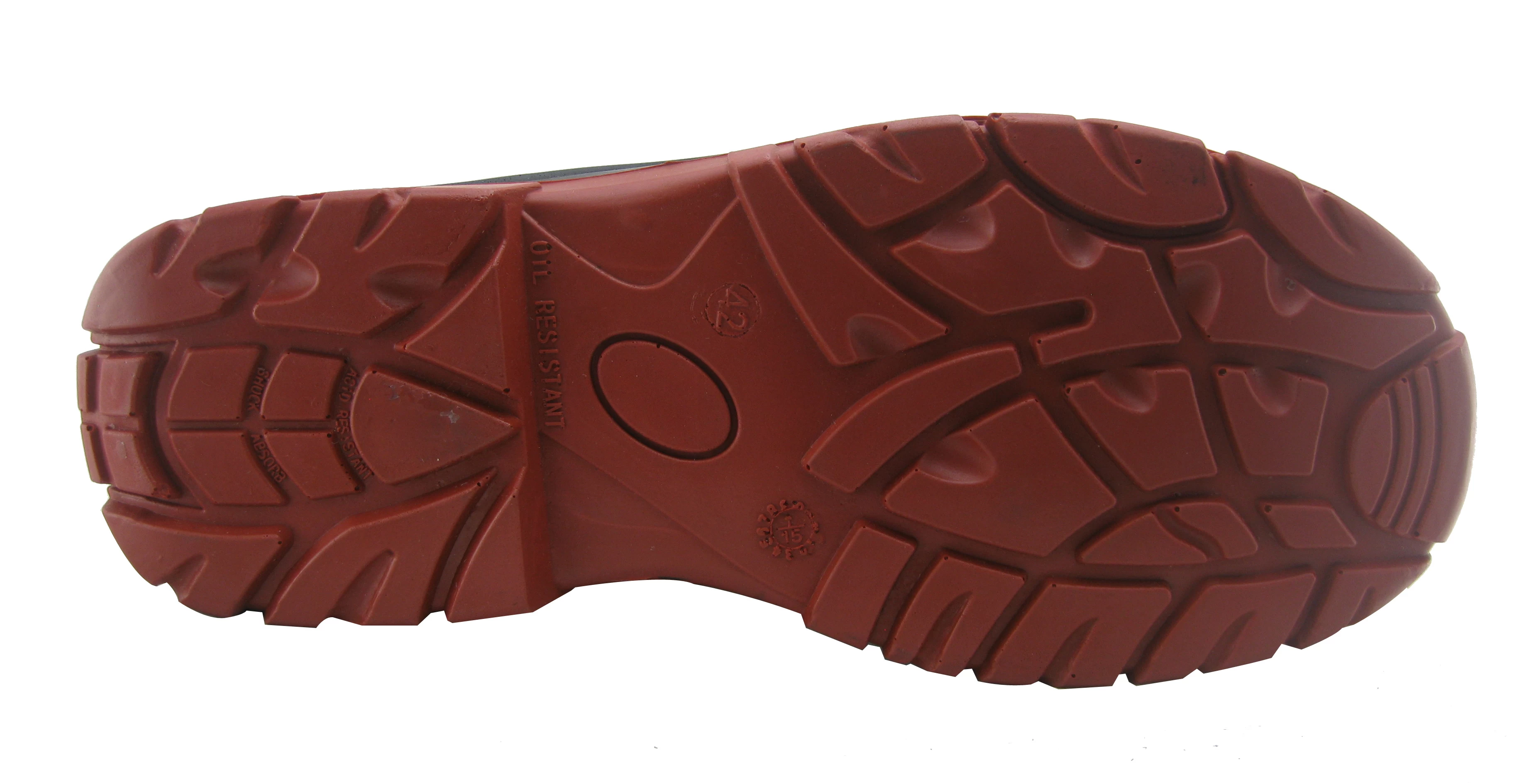 zapatos de seguridad de trabajo del cuero genuino de buena calidad