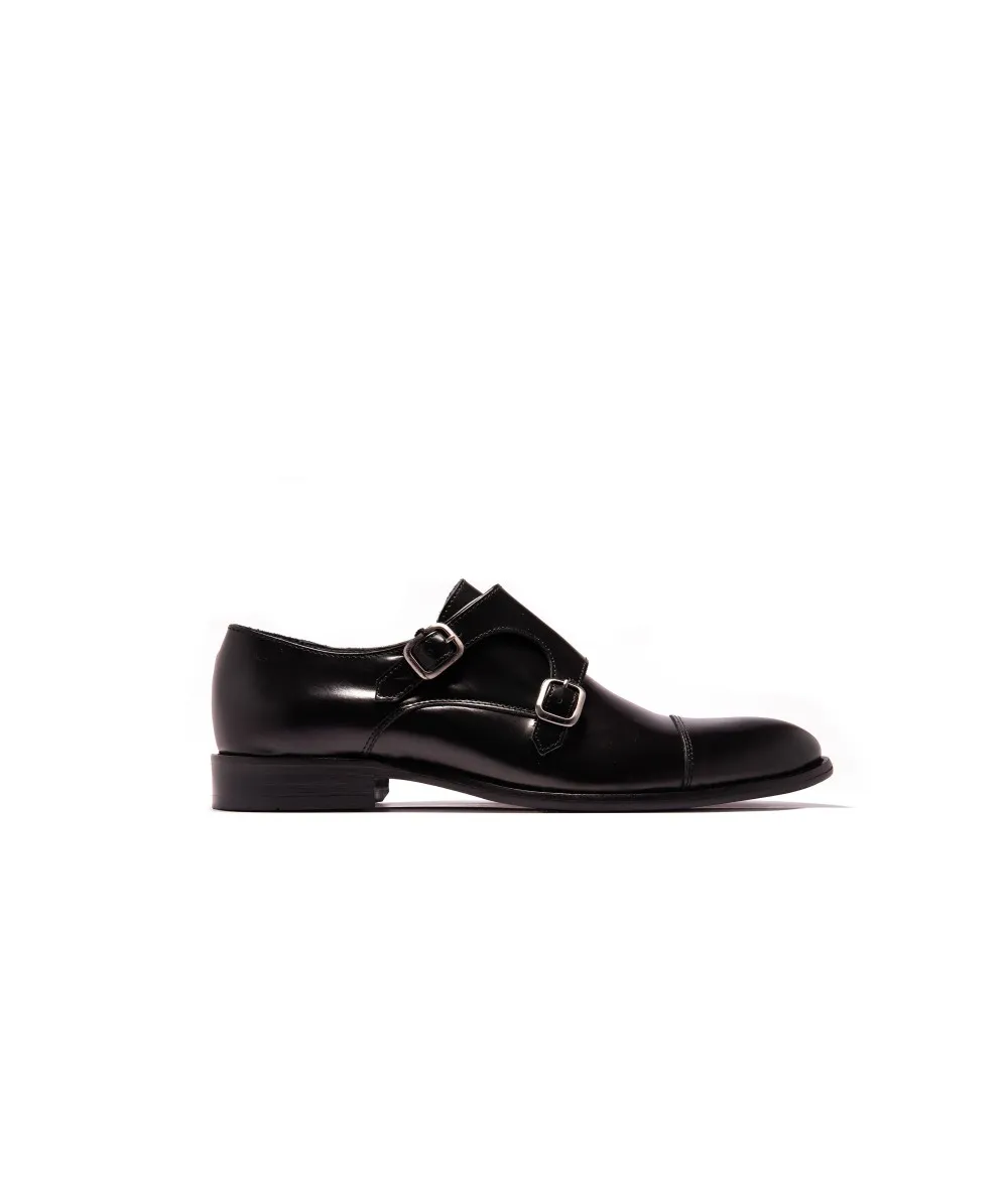 Zapatos en Cuero Con Hebillas Para Hombre